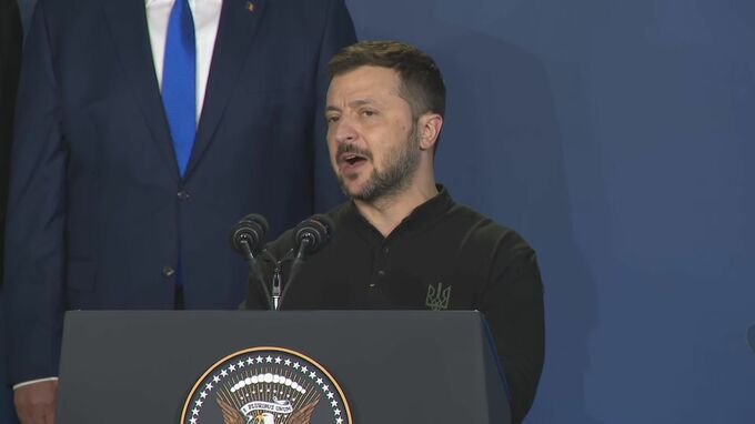 バイデン氏の大統領選撤退にゼレンスキー氏「恐ろしい戦争の間ずっと支えてくれた」と謝意