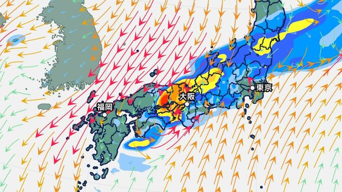 【大雨情報】関東甲信・四国250ミリ 東海・近畿200ミリ「熱帯低気圧＋前線」が列島横断　10日にかけ大雨続くおそれ【雨シミュレーション13日（日）まで】|TBS NEWS DIG