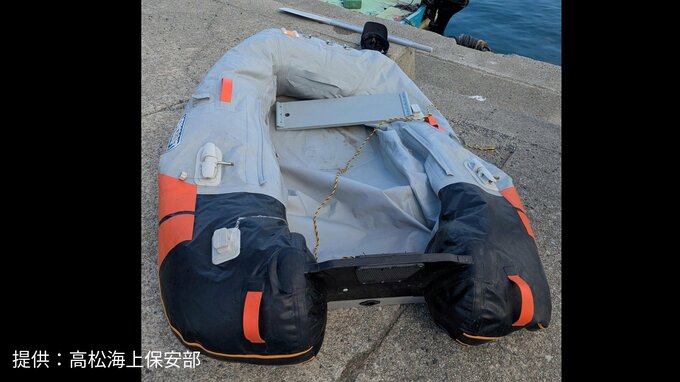 ゴムボート船内で意識不明の男性を発見　高松市の庵治町沖【香川】|TBS NEWS DIG
