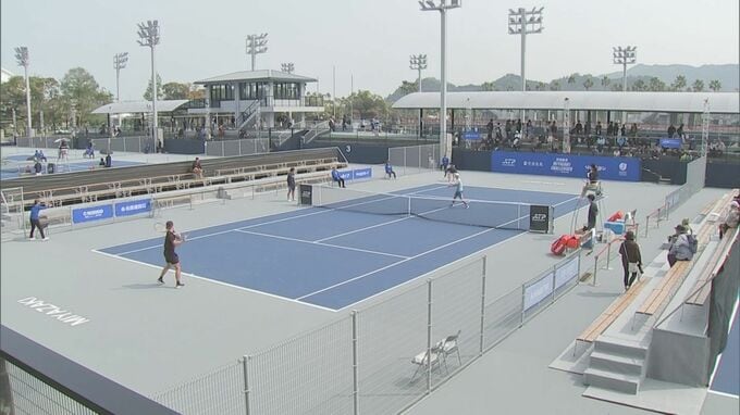 宮崎県で初開催の国際テニス大会　ＡＴＰチャレンジャー大会が開幕　|　MRTニュース ｜ ＭＲＴ宮崎放送