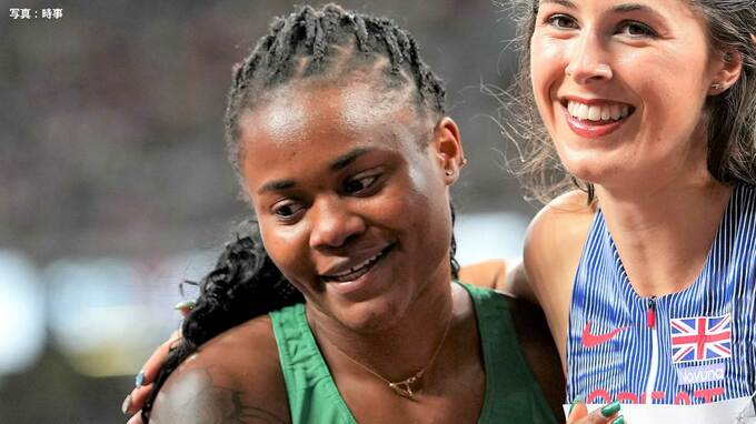 女子100m　小さな島国“セントメ・プリンシペ”から唯一出場のセメドは準決勝進出ならず　フレイザープライスは組2着で予選突破【世界陸上】|TBS NEWS DIG