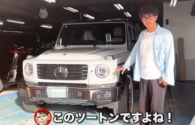トータルテンボス・大村朋宏　新車で２１００万円超【メルセデス・ベンツ　Ｇ４５０ｄ】を購入　車体を【黒】→【白】にカスタム|TBS NEWS DIG