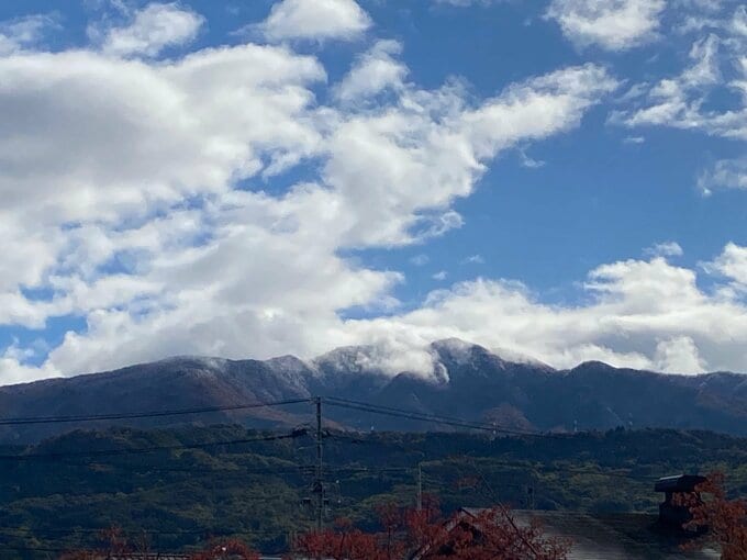 山形も冬に…瀧山と朝日岳で初冠雪を観測　|　山形のニュース│TUYテレビユー山形