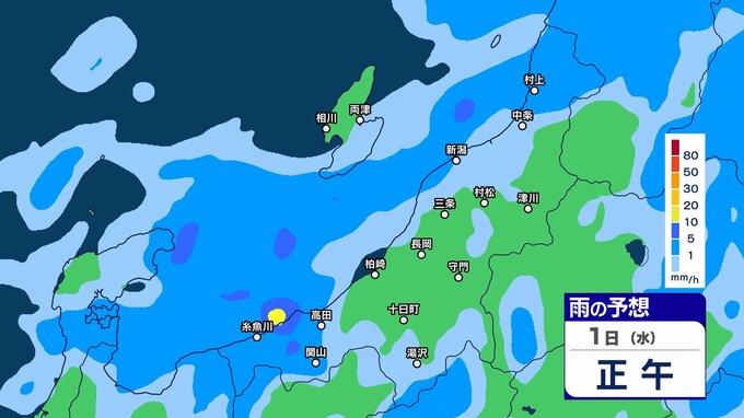 【大雨情報】新潟県内はあす1日“バケツをひっくり返したような”激しい雷雨に？ 土砂災害や低地の浸水などに注意・警戒【1時間ごとの雨のシミュレーション・30日午後7時更新】　|　新潟のニュース・天気｜BSN NEWS｜BSN新潟放送