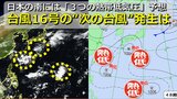 【台風情報】日本の南に「3つの熱帯低気圧」が存在予想 “台風の卵” 続々 次の台風になる可能性は?台風16号は熱低後に関東接近のおそれ 気象庁・アメリカ・ヨーロッパ進路予想比較【30日までの雨・風シミュレーション】|TBS NEWS DIG