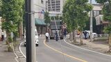 死亡ひき逃げ事件で実況見分 逮捕後釈放されたトレーラー運転の男性会社員も立ち会う 長野県岡谷市 | SBC NEWS | 長野のニュース | SBC信越放送