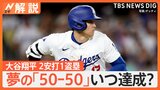 大谷翔平 夢の50HR・50盗塁へ、本拠地ロスが季節外れの暑さで記録達成のチャンス?【Nスタ解説】|TBS NEWS DIG