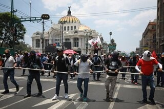 W杯に新たな懸念、メキシコ教員組合が抗議拡大警告－デモ一部暴力化| TBS CROSS DIG with Bloomberg