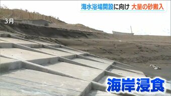 波や風で「海岸浸食」の海水浴場　何とかオープンさせようと大量の砂を搬入 新潟・上越市|TBS NEWS DIG