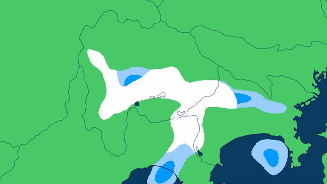 今夜、雪や雨が降るところが　山地が中心で1センチ～2センチの積雪となるおそれ　山梨|TBS NEWS DIG