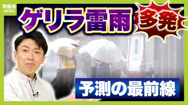 多発するゲリラ雷雨　今夏の発生予想はなんと「7万回超」⁉　命と安全を守るために... 予測技術の最前線　【前田智宏気象予報士が解説】|TBS NEWS DIG