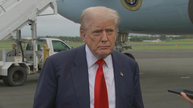 米トランプ大統領 スコットランドに到着 英スターマー首相・EUフォンデアライエン委員長と会談へ 貿易交渉“EUとの合意確率は50%”|TBS NEWS DIG