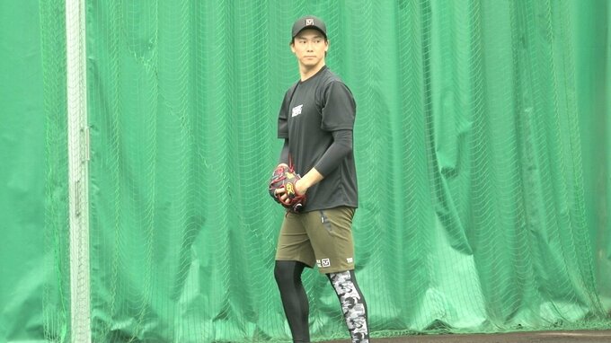 阪神・湯浅京己投手が自主トレ公開　侍Jメンバー選出へWBC公式球で"アツアツ"ブルペン投球！|TBS NEWS DIG