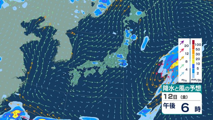 【大雨情報】15日(月)前線の活動によっては「警報級大雨」のおそれも　東日本太平洋側、沖縄・奄美地方で大雨　雨と風のシミュレーション（気象庁）|TBS NEWS DIG