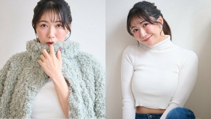 【 穂川果音 】肩出し封印で「寒さえぐいです！」「アウターや重ね着で寒さ対策」でもお腹チラリ|TBS NEWS DIG