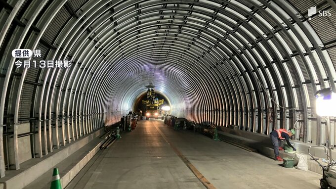 大崩海岸の斜面崩落で通行止めの「浜当目トンネル」 8月31日午後2時に解除 約2年ぶりの復旧＝静岡・焼津市|TBS NEWS DIG