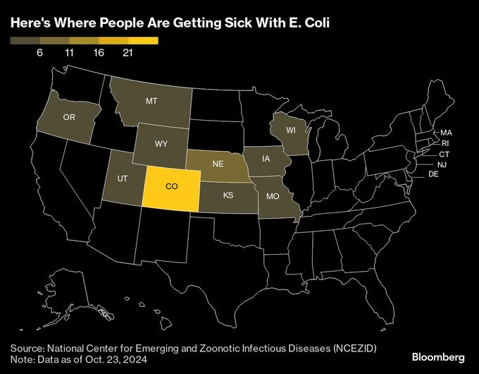 米マクドナルド、集団食中毒の影響拡大阻止で対応急ぐ－当局と連携