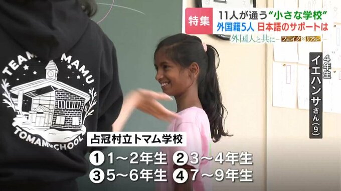 占冠村立トマム学校の学級編成