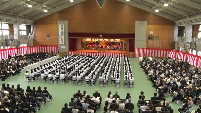 県立高校で入学式　新入生が夢と希望を胸に高校生活の一歩踏み出す|TBS NEWS DIG