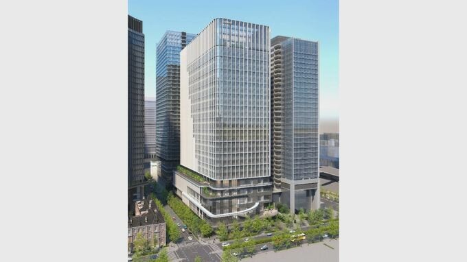 三菱UFJが約40年ぶりに本社ビル建て替え 地上28階建て 屋上にはテラス 地下には飲食店