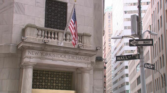 NYダウ 一時300ドル超の上昇　イランめぐる戦闘の早期終結に期待感