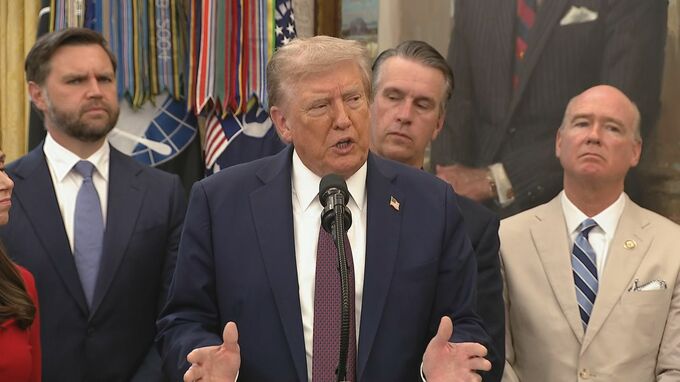 トランプ大統領　連邦最高裁に関税措置の早期判断を求める　控訴裁の違法判決を受けて