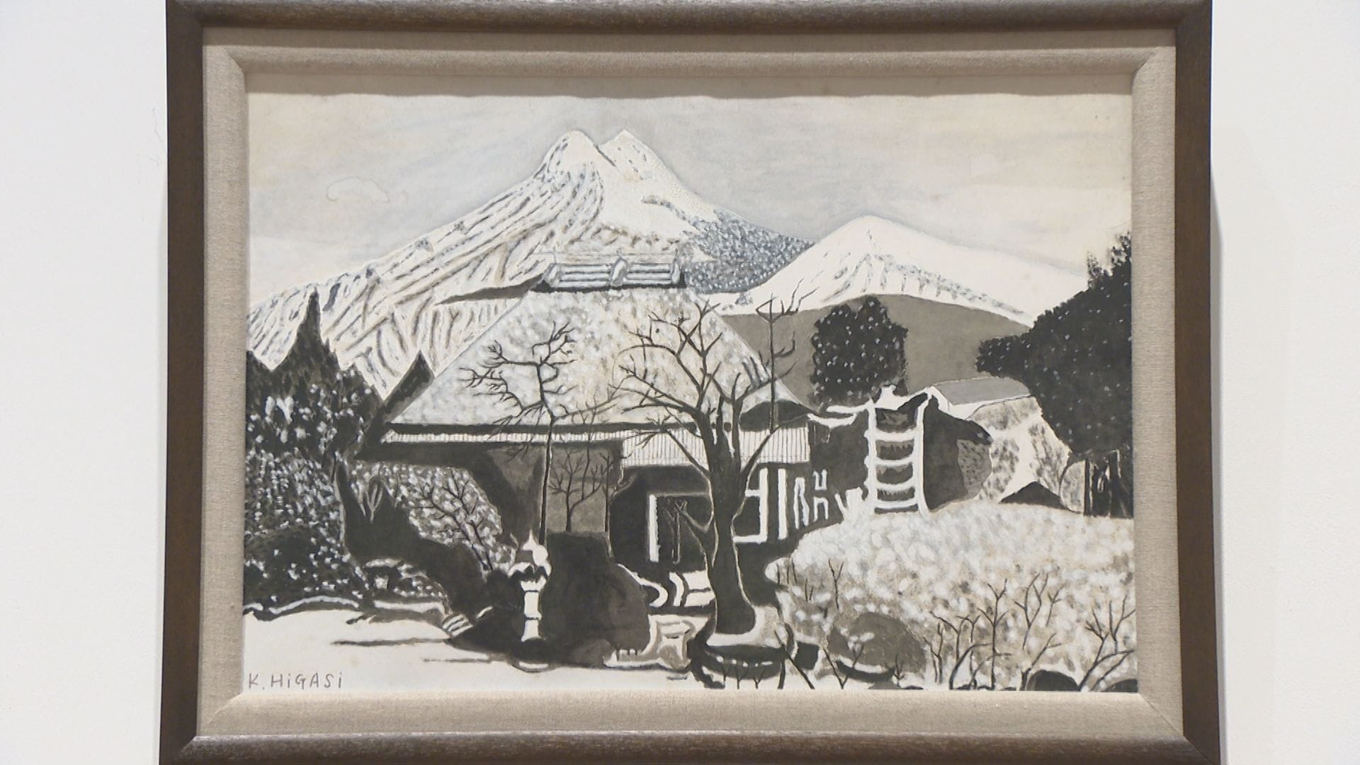 83歳で絵筆取り始めた画家 由布院鮮やかに描く 東勝吉さんの作品展