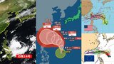 【台風情報】台風14号発達へ 暴風域伴って強い勢力となり沖縄の南の海上に 気象庁&欧米進路予想比較|TBS NEWS DIG
