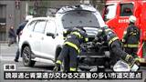 仙台市中心部の交差点で乗用車同士衝突 けが人なし 付近が一時渋滞|TBS NEWS DIG