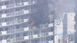 【速報】名古屋･瑞穂区でマンション火災 けが人など不明 ｢黒煙が出ている｣と目撃者から通報|TBS NEWS DIG