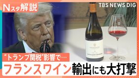 フランスのワイン輸出にも大打撃…&nbsp;引き上げは「誰も得しない」&nbsp;トランプ政権「相互関税」第2弾【Nスタ解説】|TBS NEWS DIG