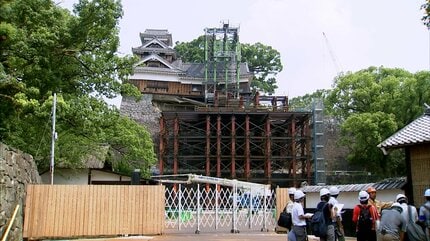 熊本地震・復旧の記憶（地震から1年9か月）熊本城 飯田丸五階櫓【平成