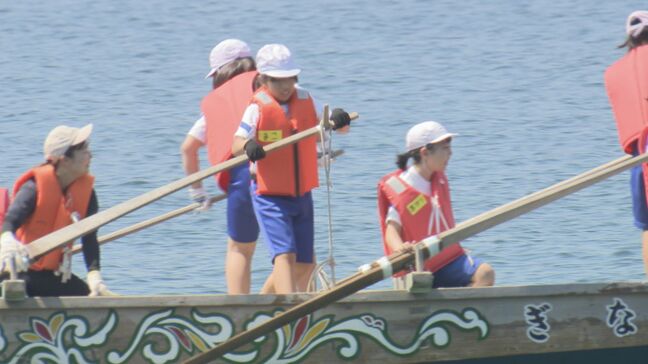 半世紀以上続く「和船競漕」文化と伝統を受け継ぐ　小中学生が速さ競う|TBS NEWS DIG