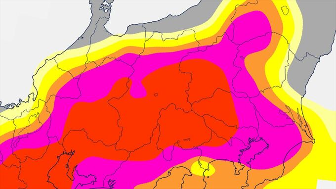 【関東甲信】前線が15日夜にかけ関東甲信を南下する見込み　夜遅くにかけて、雷を伴った激しい雨が降り、大雨となるおそれ【雨と風のシミュレーション・発雷確率】　|　山梨のニュース | ＵＴＹテレビ山梨
