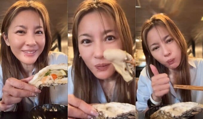 【 瀬戸朝香 】 プライベートで久米島訪問 大きな生牡蠣に 「美味すぎーーーーっ♡ 感謝です」「最高の時間」|TBS NEWS DIG
