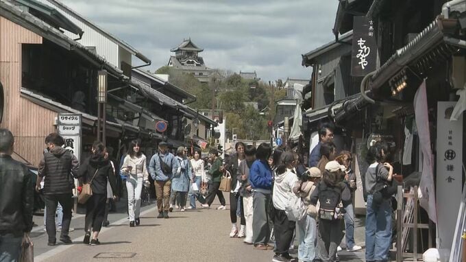 串グルメが人気の愛知･犬山城下町 ゴミ箱を50カ所設置→“クリーンな町”に 来週は｢犬山祭｣ 愛知|TBS NEWS DIG