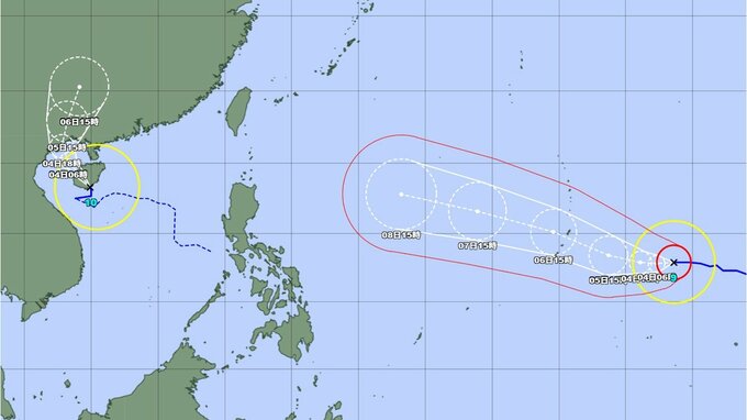 【台風情報】非常に強い台風9号(バービー)　 今後は「猛烈な勢力」に発達する見込み　最大瞬間風速80メートル予想　日本に影響の可能性も...台風10号の進路予想も　今後の全国の天気を画像で　気象庁　|　山形のニュース│TUYテレビユー山形