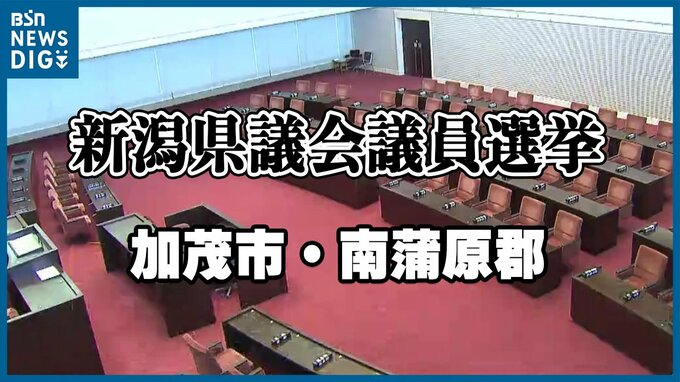 【開票結果】新潟県議選・加茂市南蒲原郡選挙区　無所属の新人が自民現職やぶる|TBS NEWS DIG