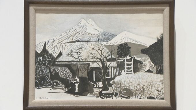 83歳で絵筆取り始めた画家　由布院鮮やかに描く　東勝吉さんの作品展　大分|TBS NEWS DIG