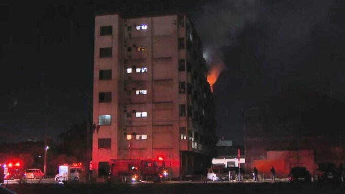 7階建てマンションで火災　焼け跡から1人の遺体　住人の男性と連絡取れず　大分　|　大分のニュース｜OBS NEWS｜大分放送