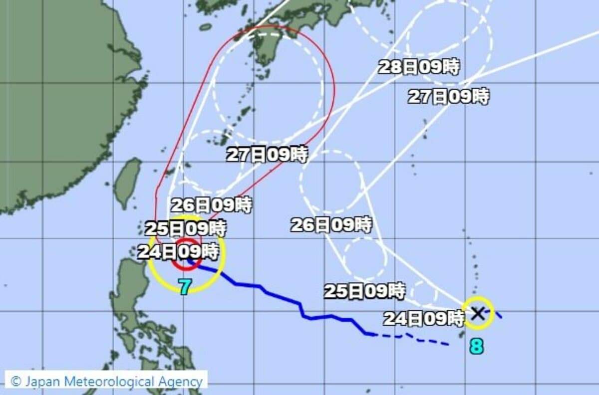台風情報】台風8号(ヒーゴス)発生…“ダブル台風”が日本に接近のおそれ