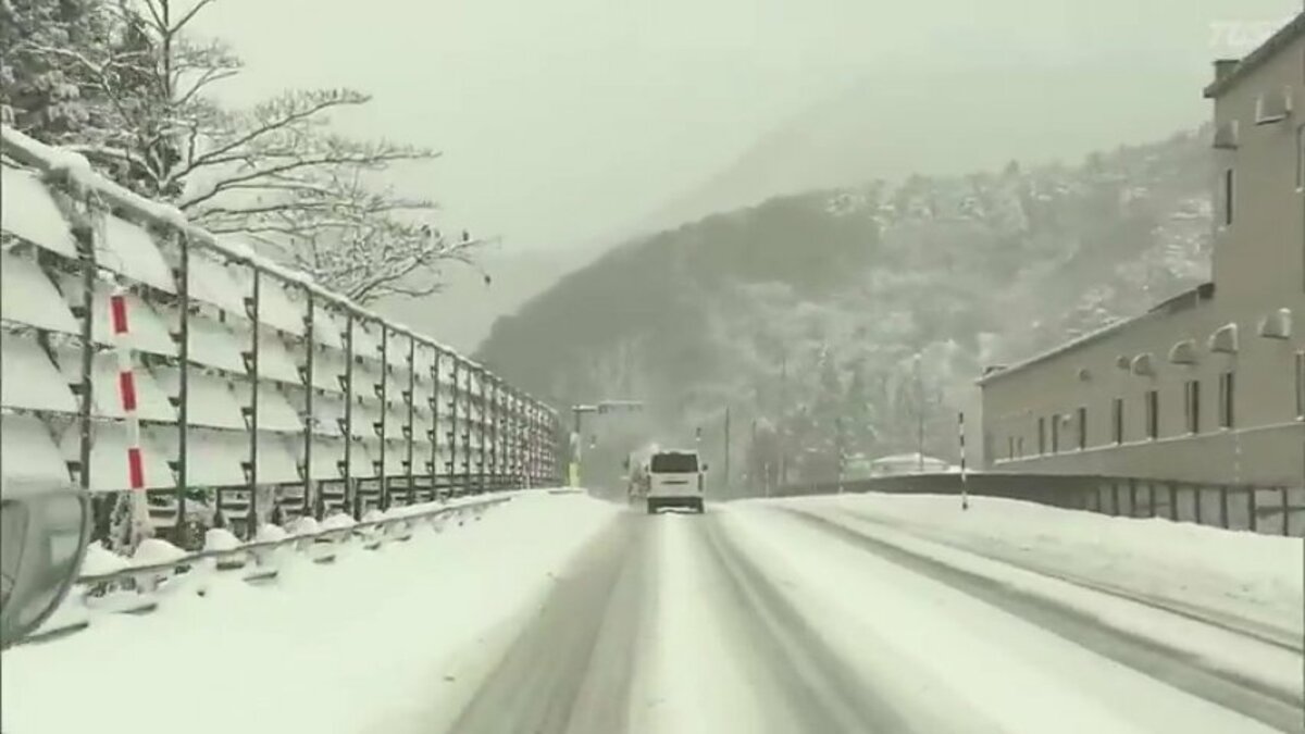 磐越道 磐梯熱海IC～安田IC 大雪のため5日昼頃から予防的通行止予定