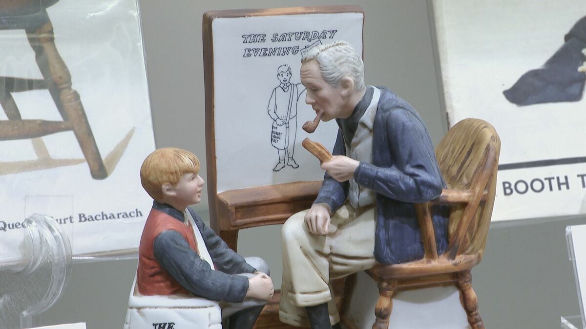 「続・ノーマン・ロックウェル展」瀬戸の職人技が光るノベルティ約250点が横山美術館に集結