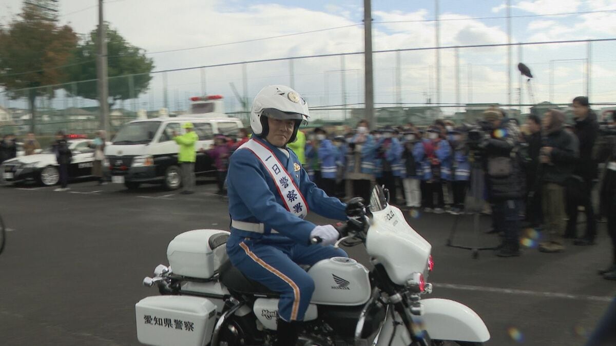 愛知･小牧市出身の井戸田潤さんが「署長～！」元SKE48・須田亜香里さんも一日交通課長に 小牧警察署で交通安全教室 愛知県警