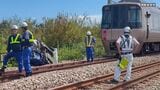 「小田急ロマンスカー」とコンバインが衝突 電車の乗客乗員約150人にけがなし コンバインを運転していた男性もけがなし 神奈川・小田原市|TBS NEWS DIG