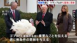 トランプ大統領が「七面鳥に恩赦」 感謝祭の“罪滅ぼし”としてホワイトハウスで恒例行事|TBS NEWS DIG