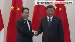 岸田総理が中国に即時撤廃求める　日本産水産物の輸入禁止措置　日中首脳会談| TBS CROSS DIG with Bloomberg
