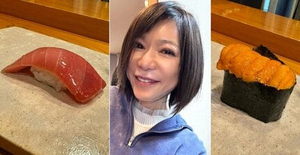 堀ちえみ 】 お寿司を堪能 「17貫食べ尽くした！」いくらでも食べられ