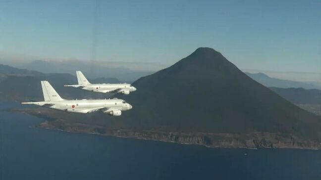 大隅海峡航行の中国海軍艦艇、過去最多に…最前線の鹿屋基地で初訓練飛行 鹿児島|TBS NEWS DIG