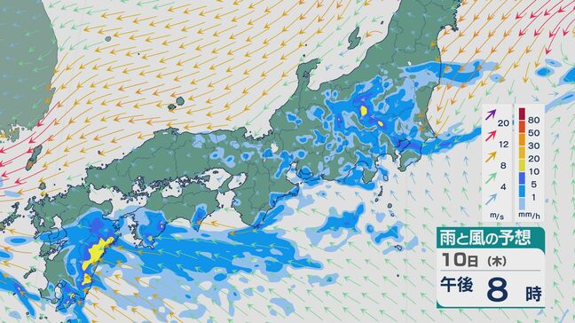 週の後半にかけて“梅雨前線”が復活か 東日本や北日本では雷をともなった局地的な大雨に注意を 雨と風シミュレーション|TBS NEWS DIG